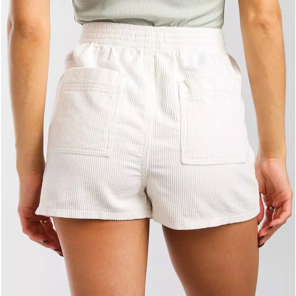 Billabong White Corduroy Shorts - Picture 3 of 5